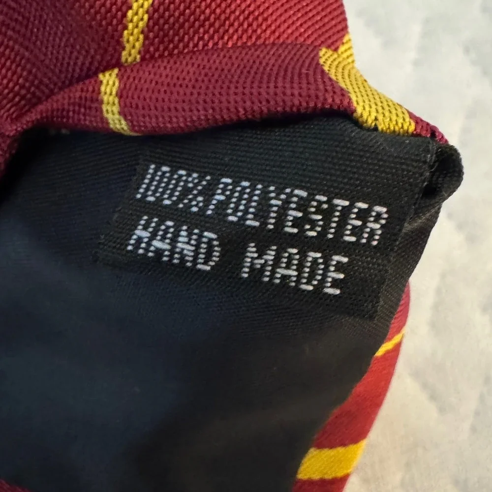 Harry Potter Gryffindor Tie & Headband Costume Cosplay Unisex Red Yellow 1 Size